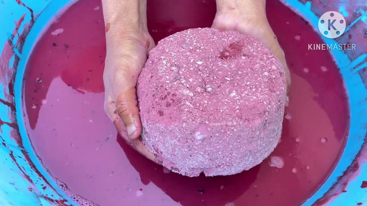 New”Pink Sand Dry Floor Water Crumbling ASMR 