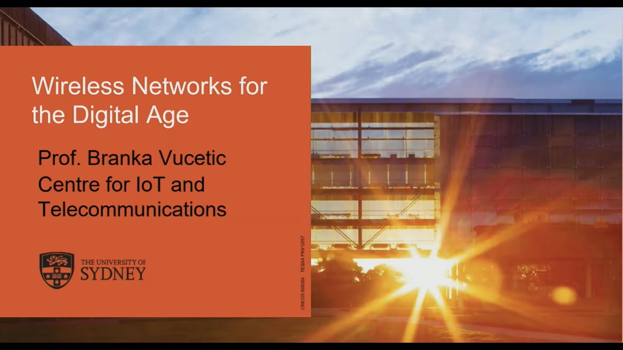 Innovation Lecture: Wireless Networks for the Digital Age