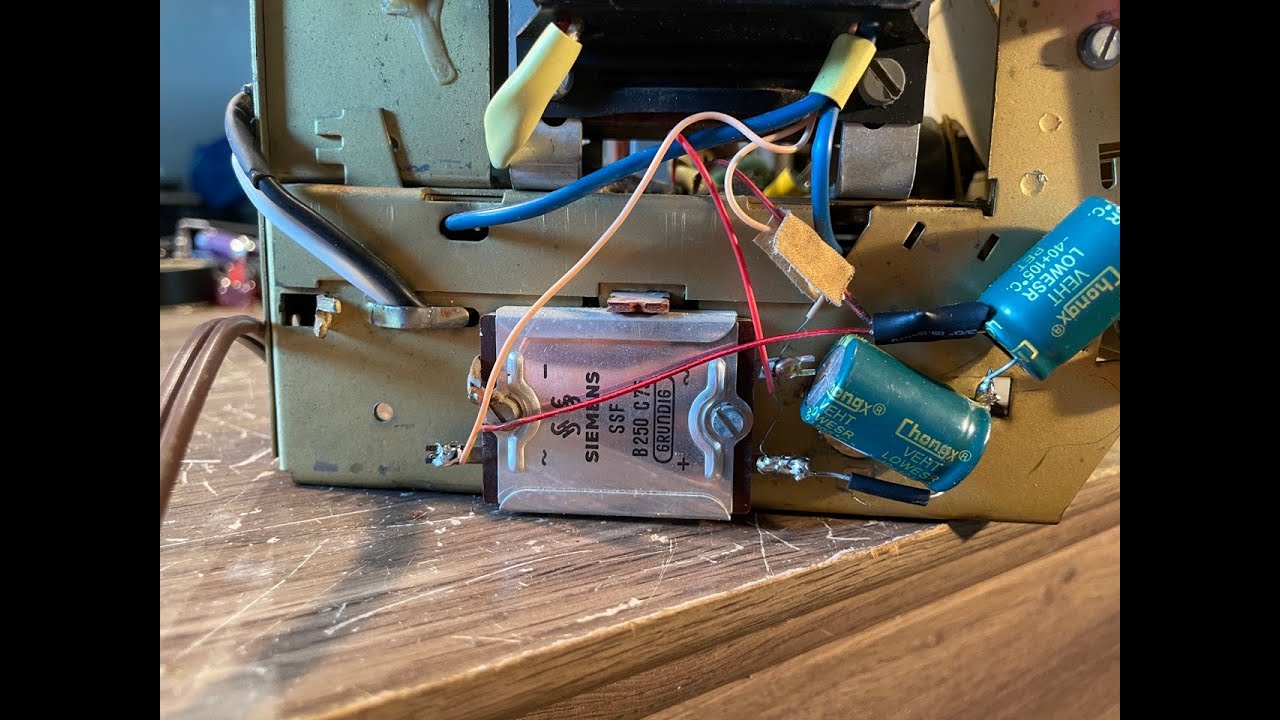 How to replace a Siemens Selenium Rectifier with IN4007 diodes...