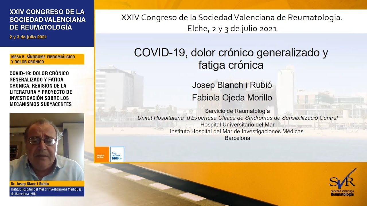 COVID-19: Dolor crónico generalizado y fatiga crónica