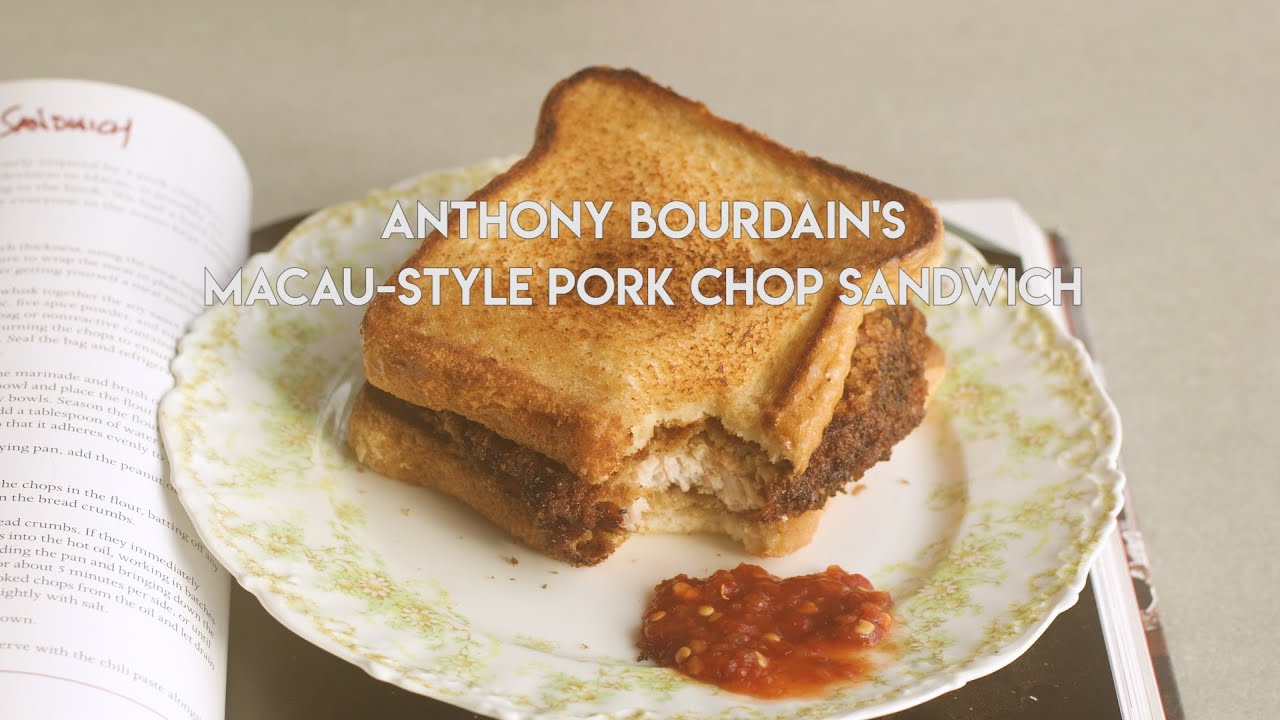 Anthony Bourdain's Macau-Style Pork Chop Sandwich from 'Appetites'