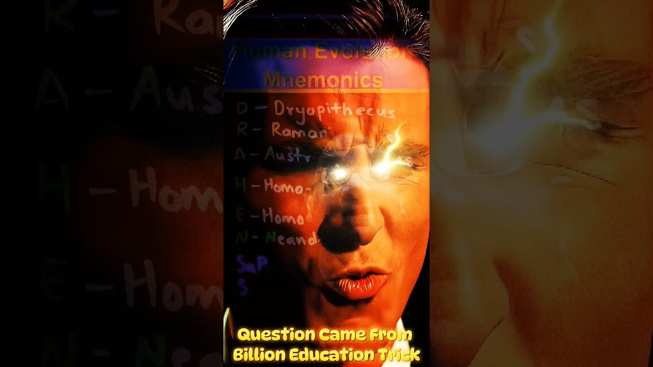 🔥 NEET 2024 Human Evolution Questions came Directly from Billion Education Tricks ❤️ Biology 👑