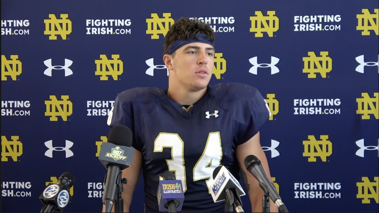 Drayk Bowen on Notre Dame's Defensive Scheme: 'It's Almost Like Second Nature Now'