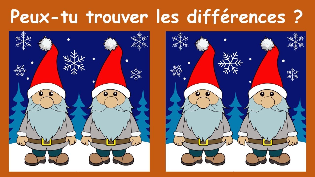 Essaie de trouver les différences sur deux images !