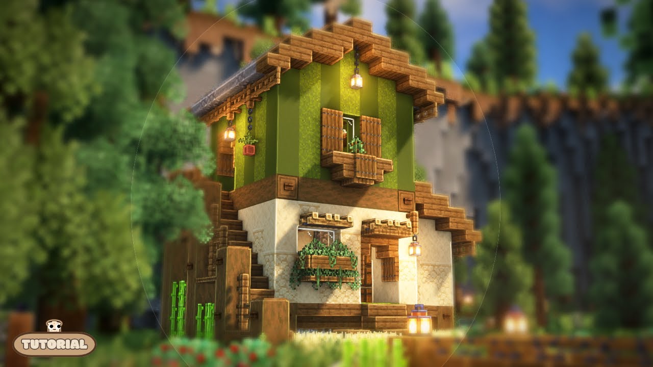 Minecraft | Building a Cozy Rustic Cottage In The Forest🌲| Tutorial