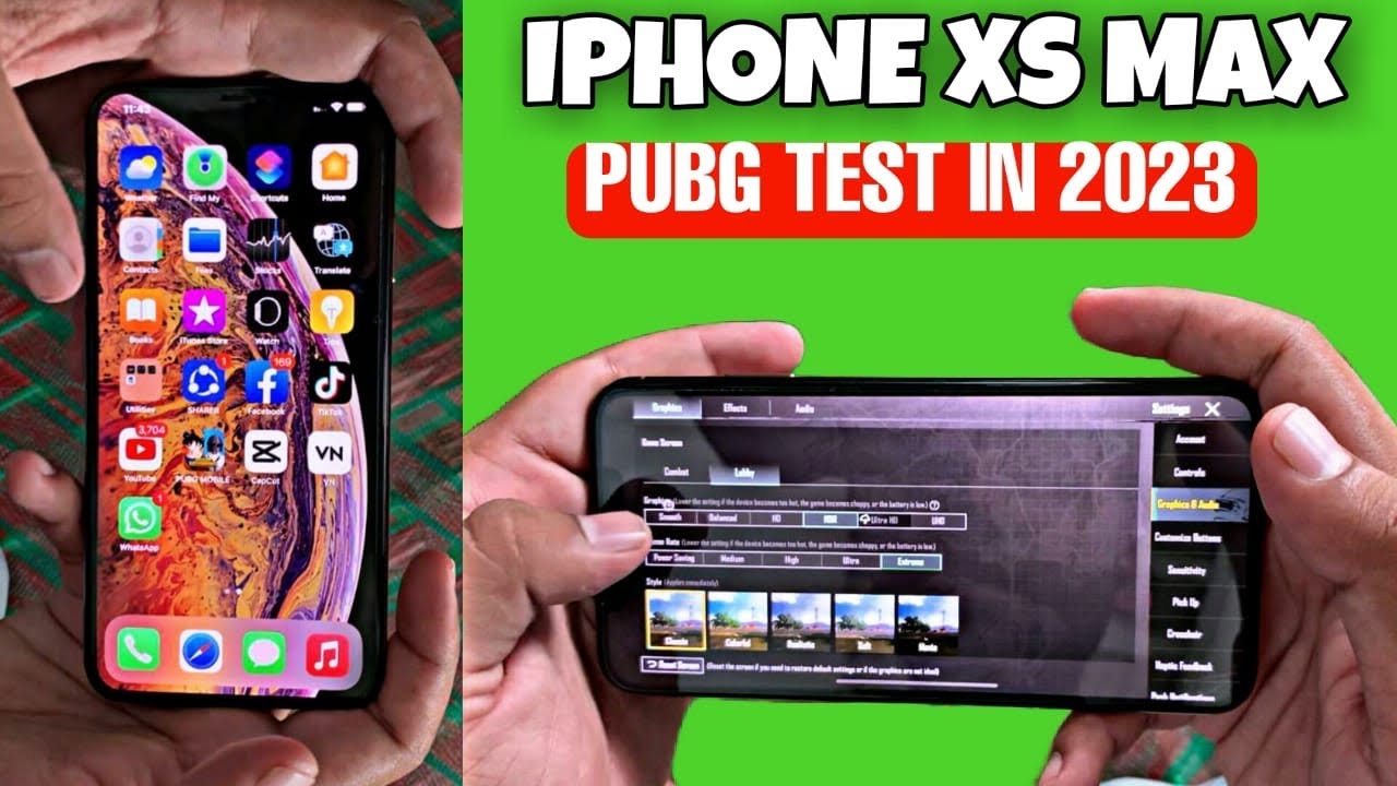 IPHONE XS MAX PUBG TEST IN 2025 | Lag test fps drop test battery test price in Pakistan