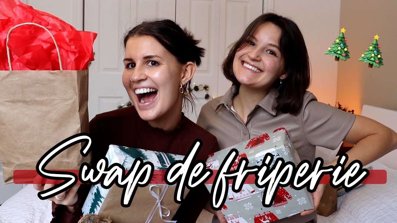 Swap de cadeaux de friperie avec ma soeur 🧡