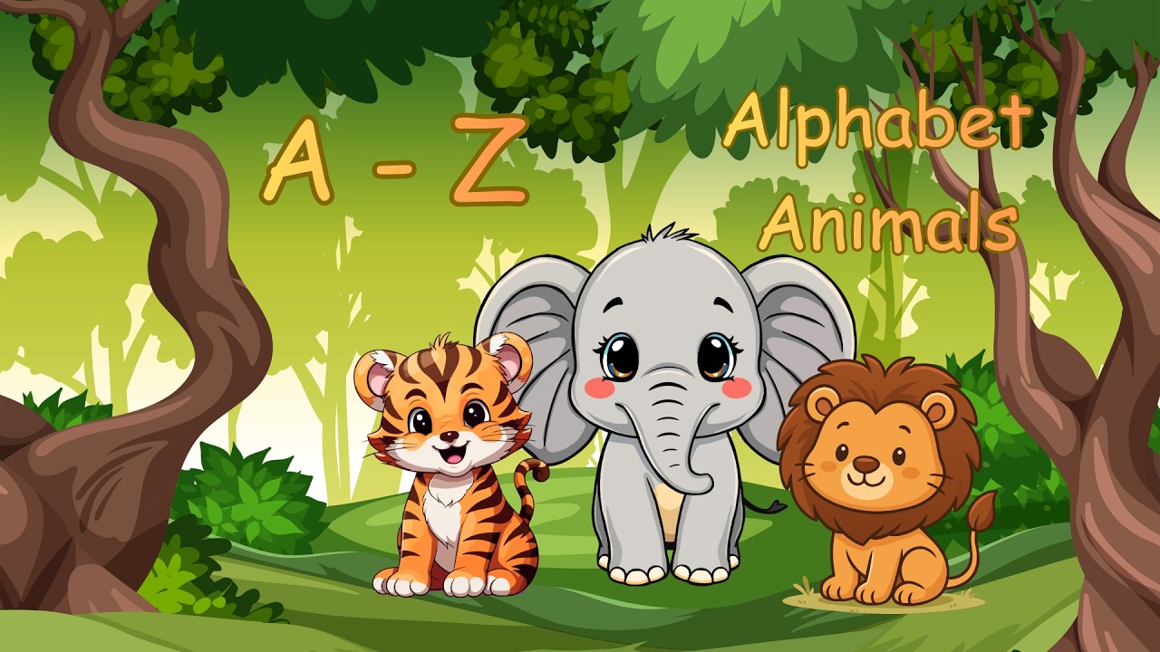 Alphabet Animals A–Z | Learn ABC Phonics with Animals for Kids