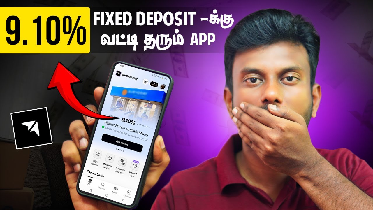 Stable Money App Review Tamil | Fixed Deposit App Tamil | 9.1% Interest FD in Tamil