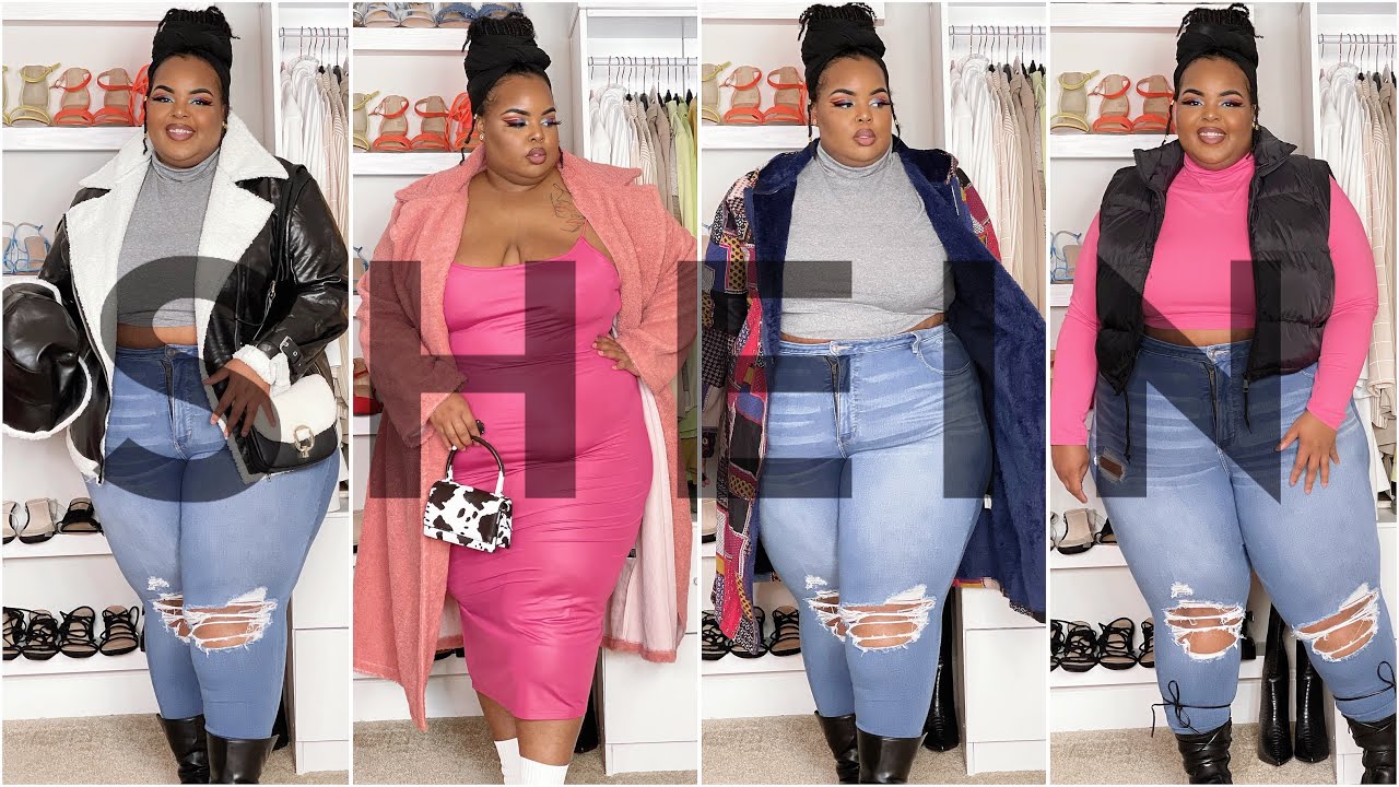 SHEIN Coats, Tops, Shoes, etc. Full Looks Try-On Haul | Plus Size 4X (20) | 2022