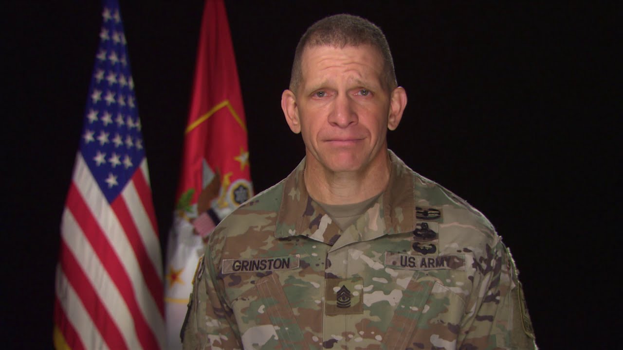 Sergeant Major of the Army Grinston addresses the report of the Fort Hood Independent Review