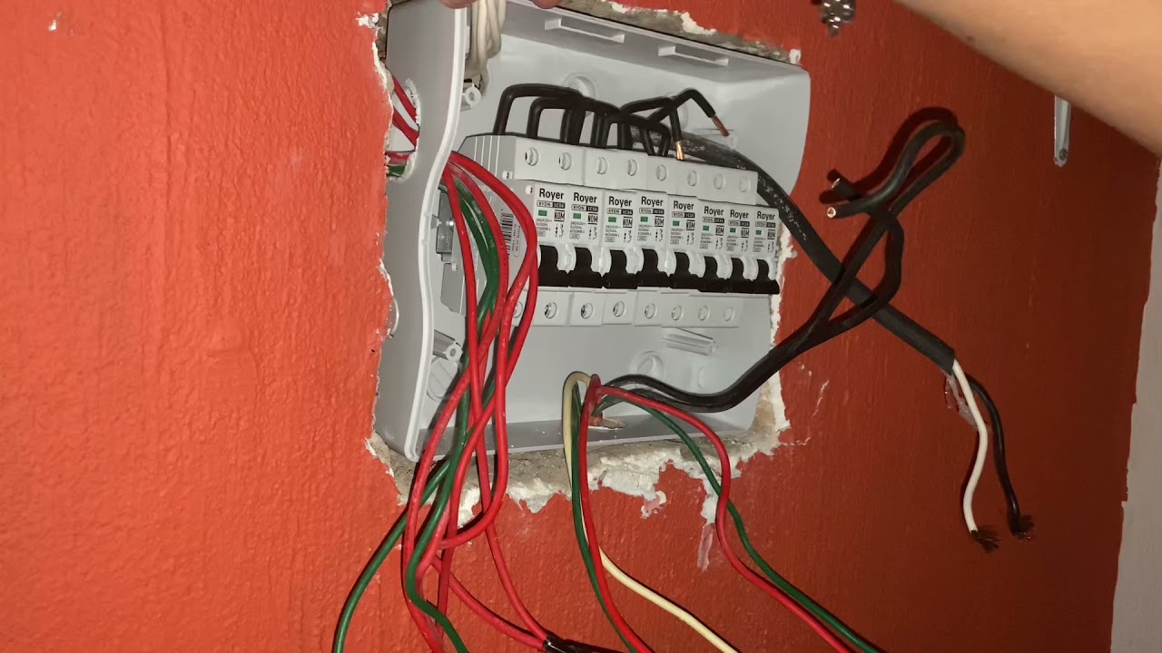 Como instalar centro de carga (segunda parte, conexión de pastillas o interruptores)