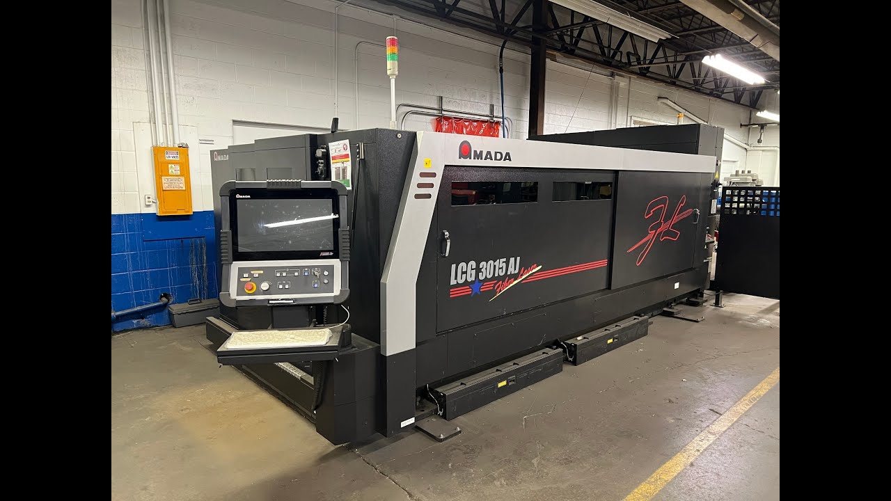 Penasack Machine Co Inc Auction April/2025 - (2017) 3,000 Watt Amada Fiber Laser Vid 1