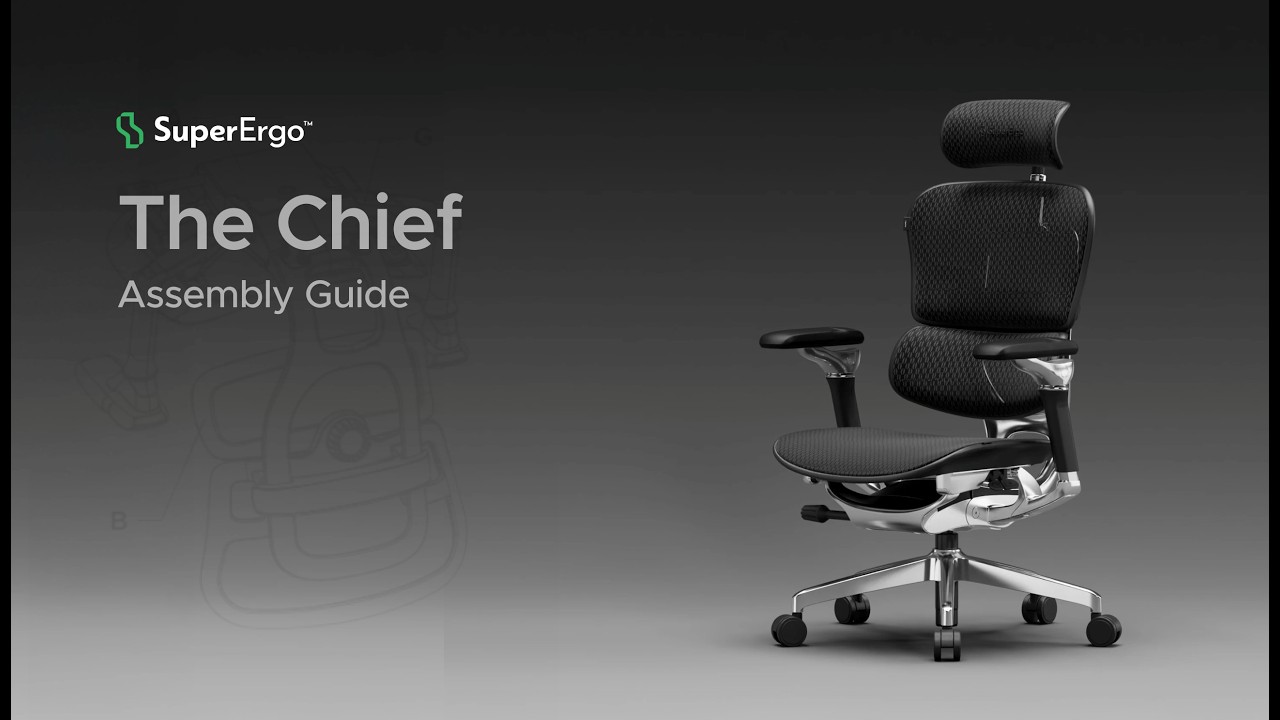 How to Assemble The Chief Ergonomic Chair | SuperErgo Setup Guide