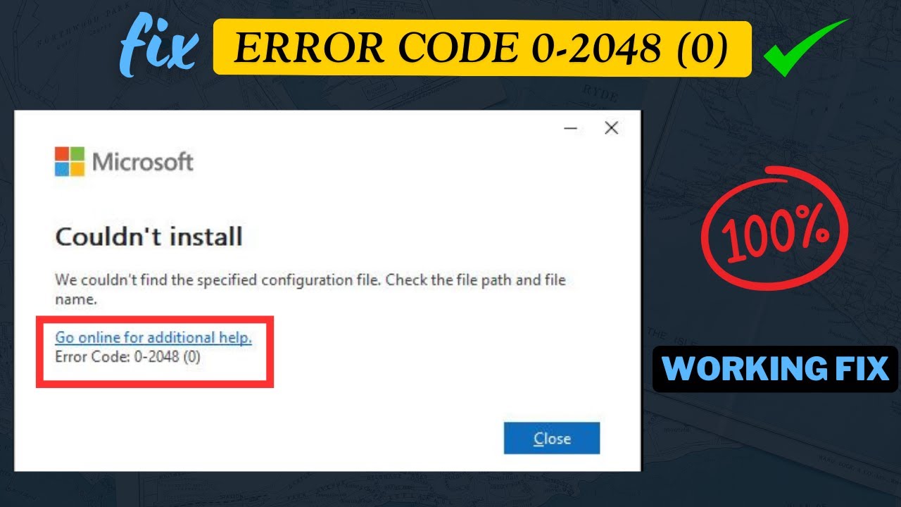 Fix Microsoft Office Install Errors | Code 0-2048(0) & 0-2054(0) Solved! | Couldn't Install Office