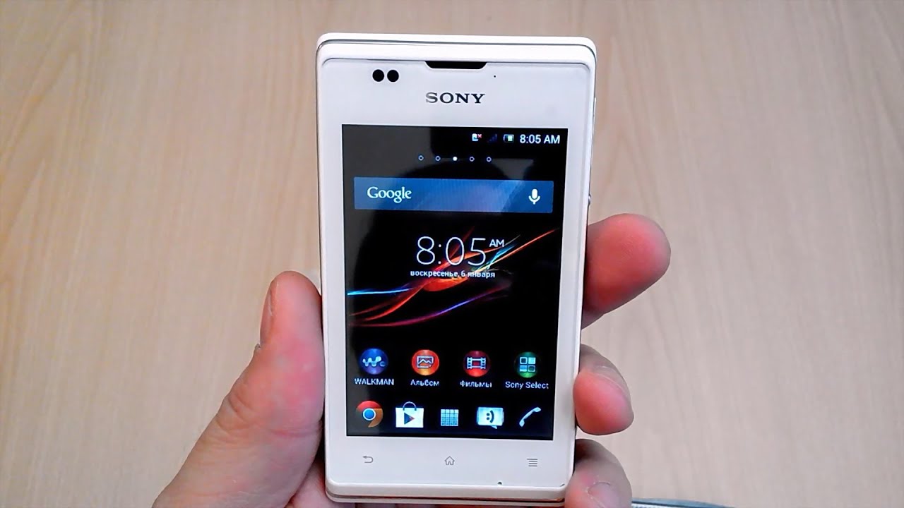 Sony Xperia E C1505 распаковка и мини обзор. Смарт по цене кнопочной звонилки.