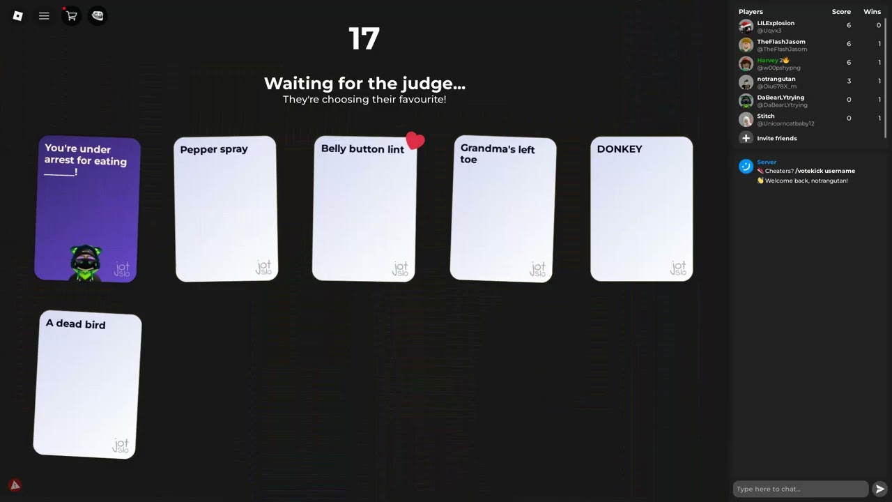 GOOFY CARD GAME