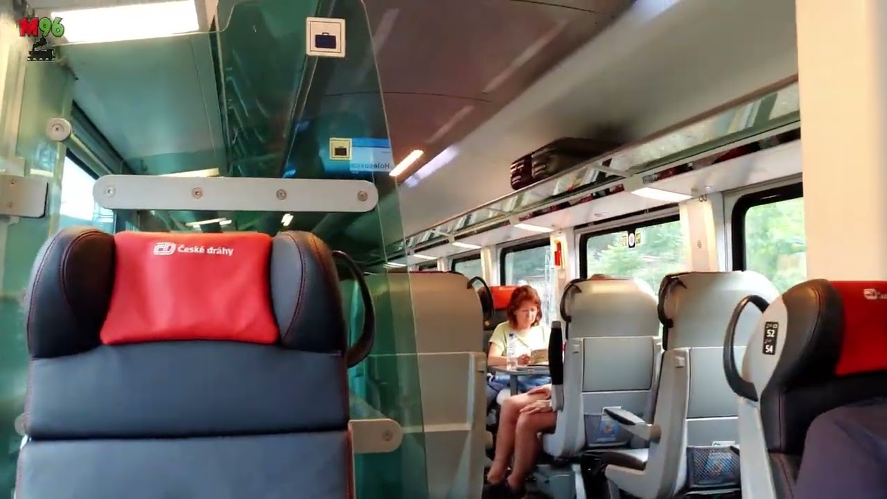 ČD InterJet: R 615 KRUŠNOHOR - odjezd z Ústí nad Labem + palubní hlášení - 13.7.2022