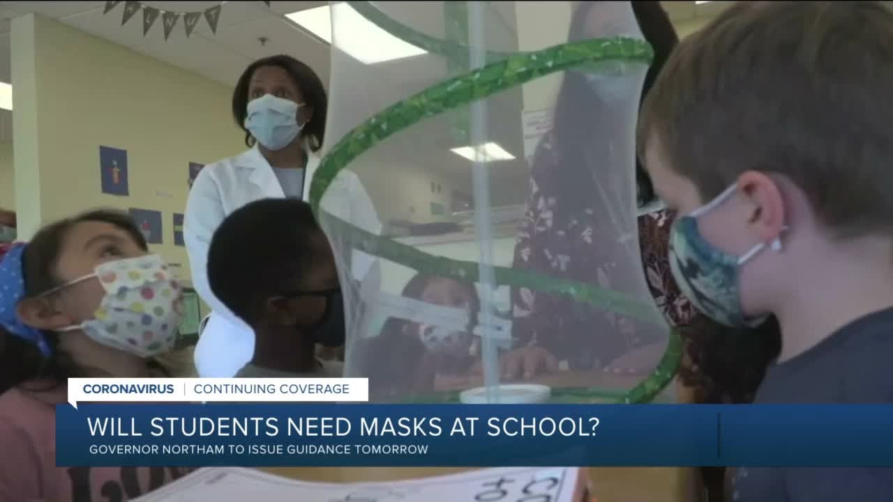 Virginia to provide guidance on masks in schools amid new recommendations