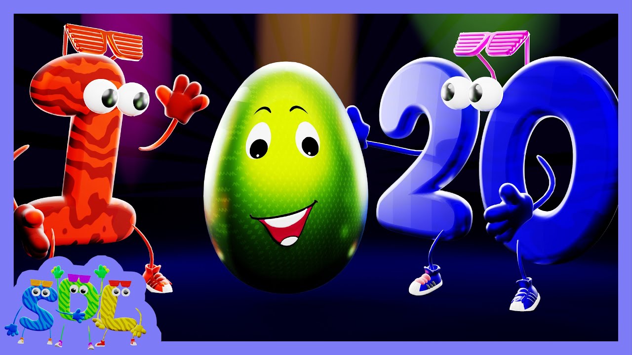 Eggs Surprise Song, Learn Number Sing-Along, Dance & Learn +More Kids Song Compilation | SDL Kids Tv