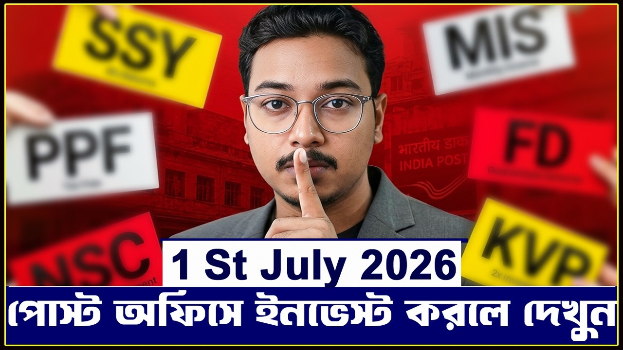 Post Office Best Scheme 2026 | Post Office Nee Interest Rate July 2026 | PPF MIS NPS RD FD savings