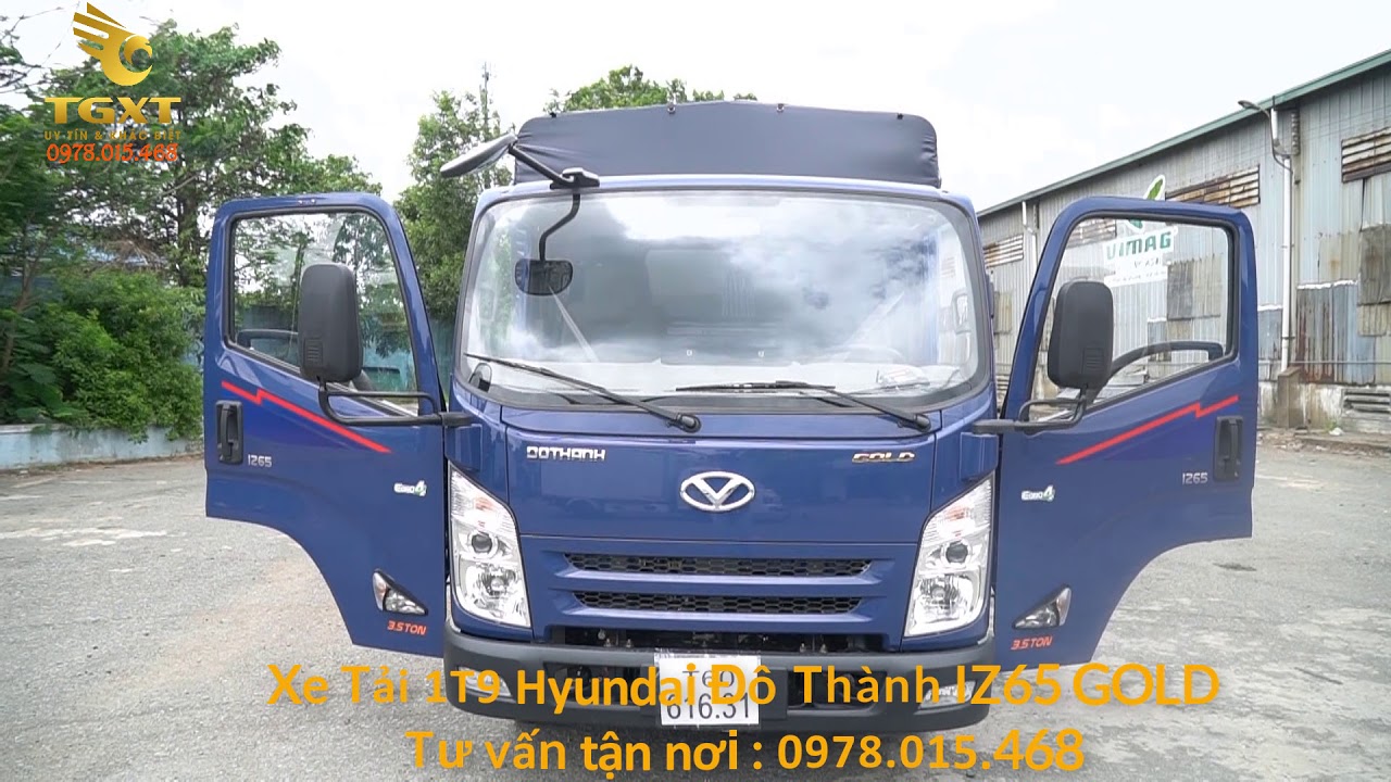 XE TẢI IZ65 GOLD 1T9 HYUNDAI ĐÔ THÀNH | XE TẢI 1T9 IZ65 GOLD ĐÔ THÀNH KHUYẾN MÃI 100% TRƯỚC BẠ