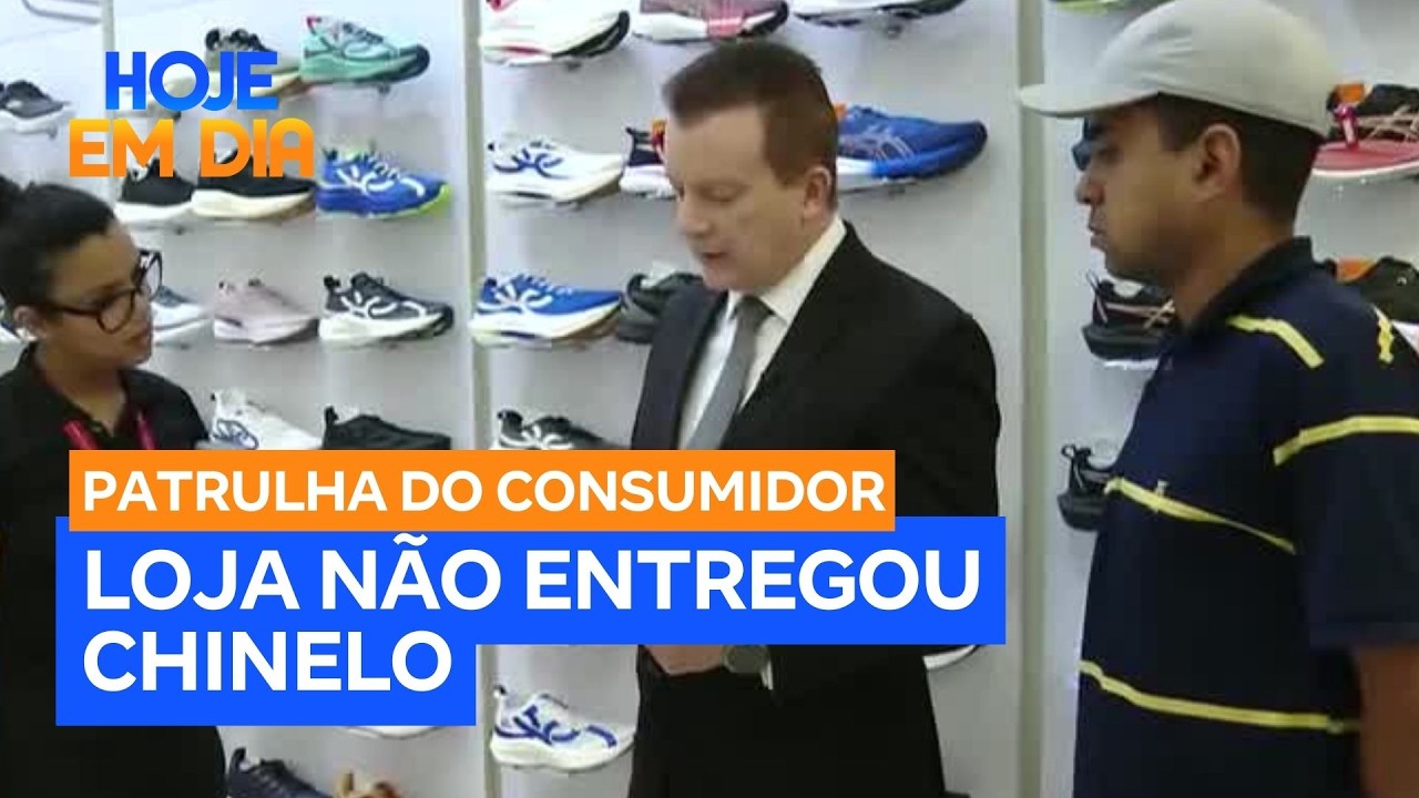 Patrulha do Consumidor: Loja física não entrega chinelos de cliente que foram comprados por app
