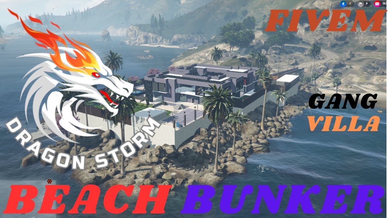 Fivem Gang MLO With BUNKER Fivem Mafia MLO/Custom Fivem Villa