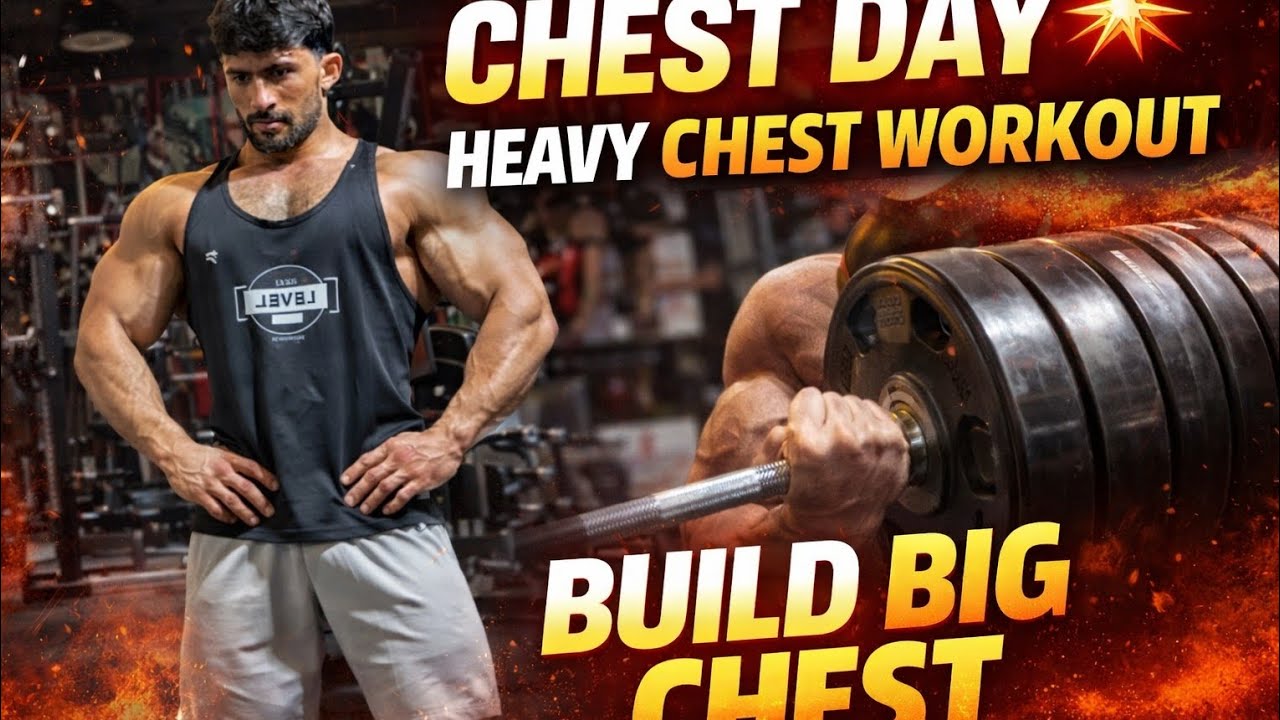 Chest Day Destroyed 🏋️‍♂️ Heavy Chest Workout for Size & Strength