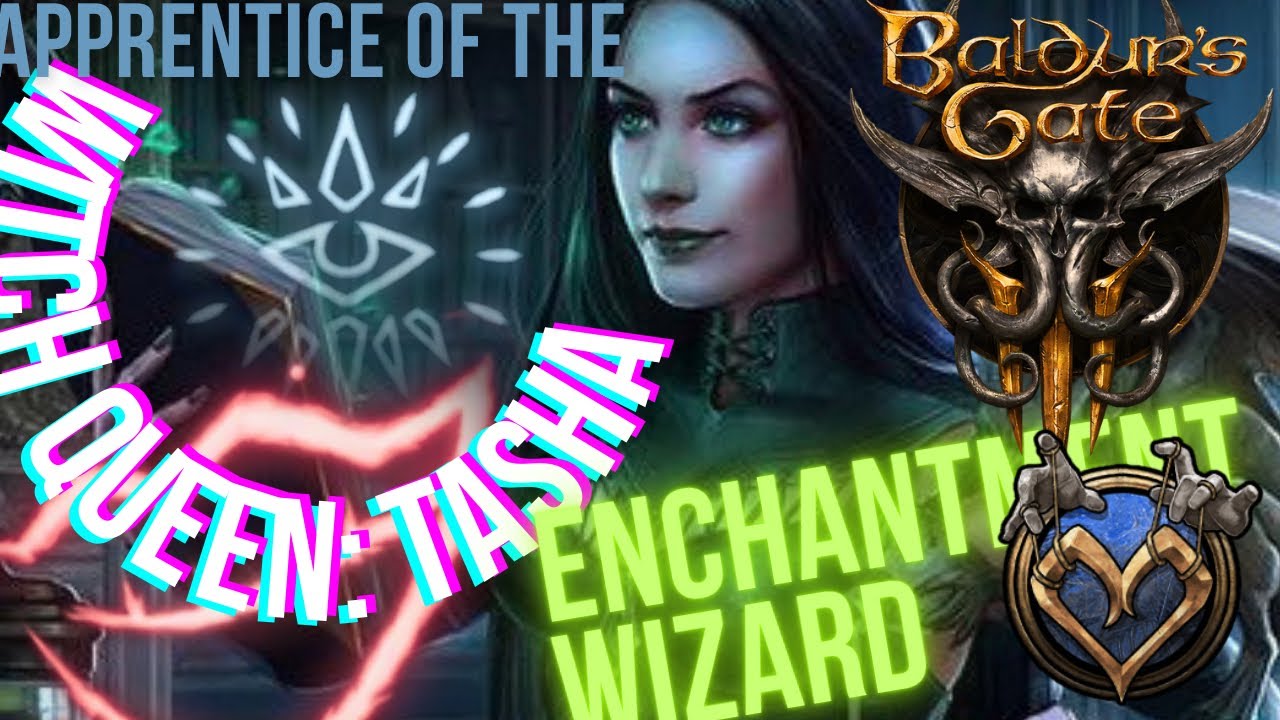Baldur's Gate 3: Apprentice of the Witch Queen (Enchantment Wizard Themed Build)