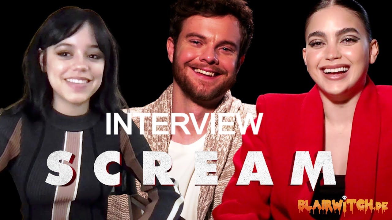 Jenna Ortega, Jack Quaid & Melissa Barrera SCREAM interview (2022) | Ghostface, Woodsboro, Horror