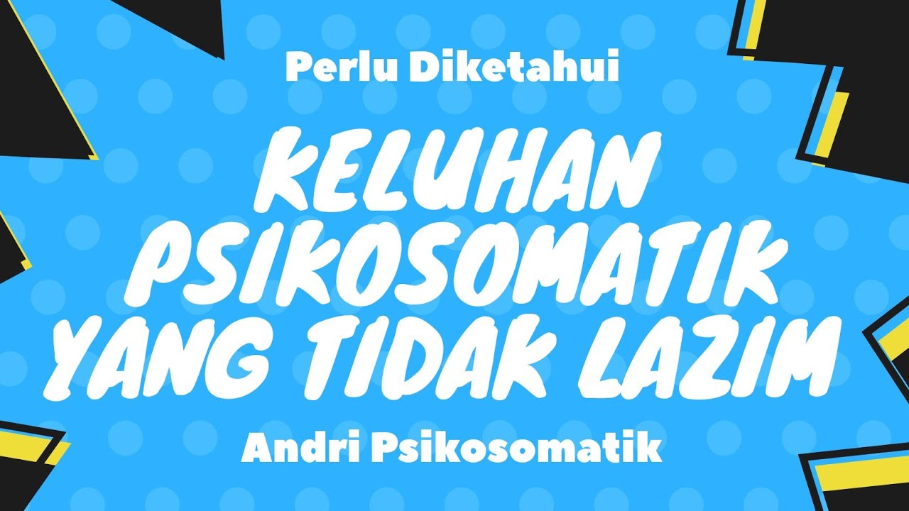 Badan Bergoyang? Pandangan Kabur? Telinga Berdenging? Inilah Keluhan Psikosomatik Yang Tidak Lazim