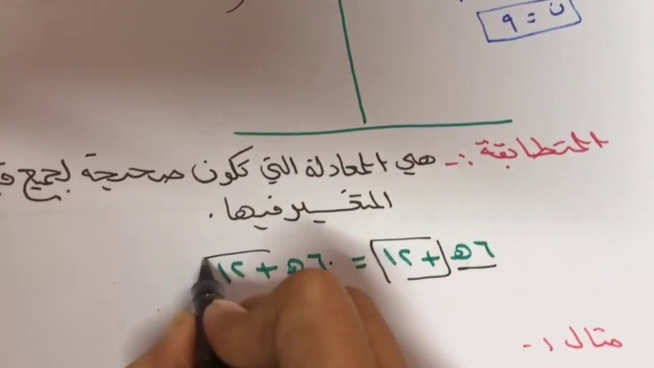 مراجعة وشرح مبسط  لمنهج ثالث متوسط الفصل الدراسي الاول
