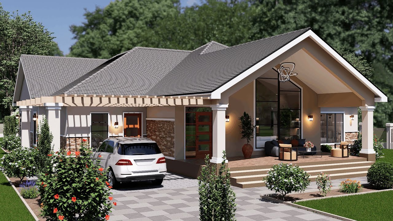 Modern Bungalow house design | Lovely interior tour | 292 Sqm floor plan space