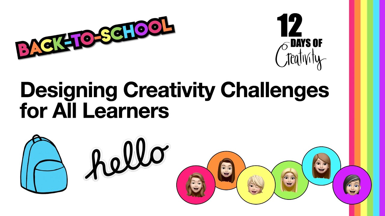 Designing Creativity Challenges For All Learners #ADEFestivalofLearning