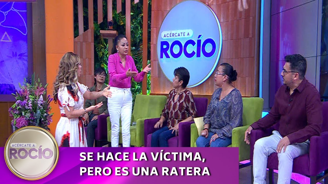 Se hace la víctima, pero es una ratera | Programa del 01 de marzo del 2024 | Acércate a Rocío