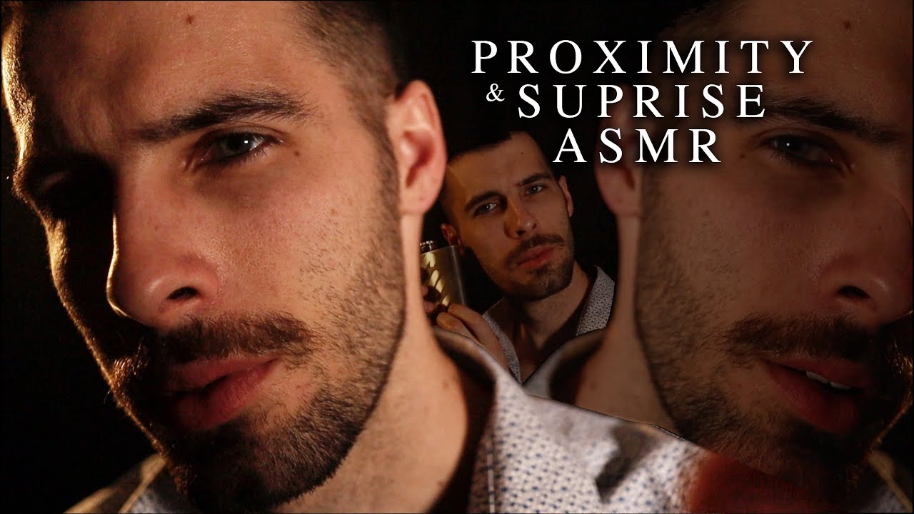 Proximity & Surprise ASMR - [Whispers Circling You with Crinkle Shirt]
