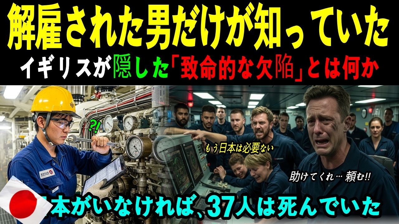 【感動の実話】裏切り者の船が沈む前に」28年間クビにされた男が、たった72時間で37人の命と世界基準を同時に救った日