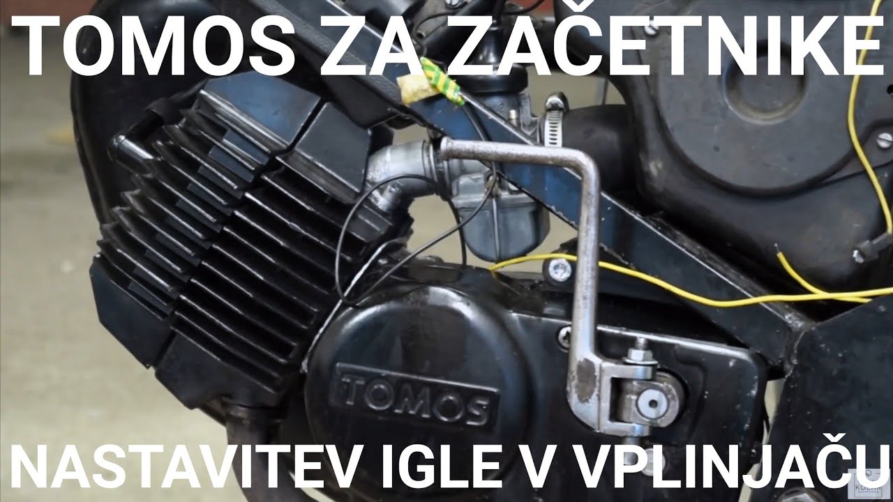 TOMOS ZA ZAČETNIKE : NASTAVITEV IGLE V VPLINJAČU