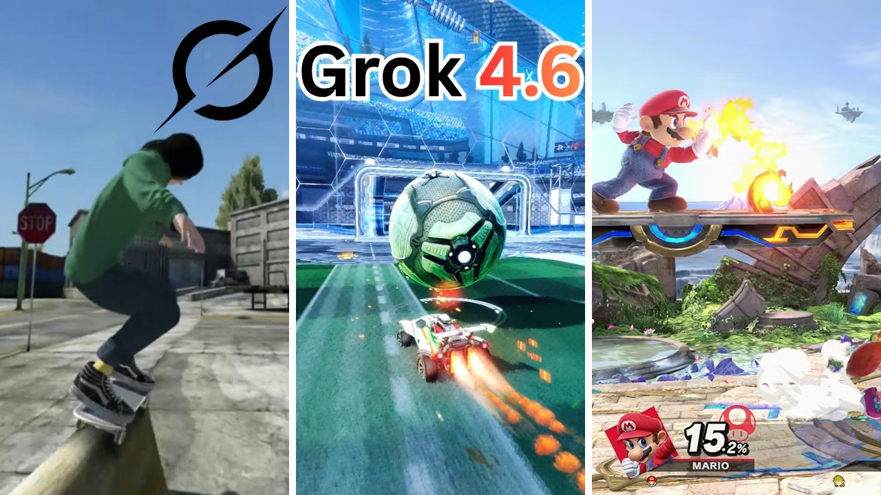 Grok 4.6 Recreated 3 Games&hellip; The Results Were Weird