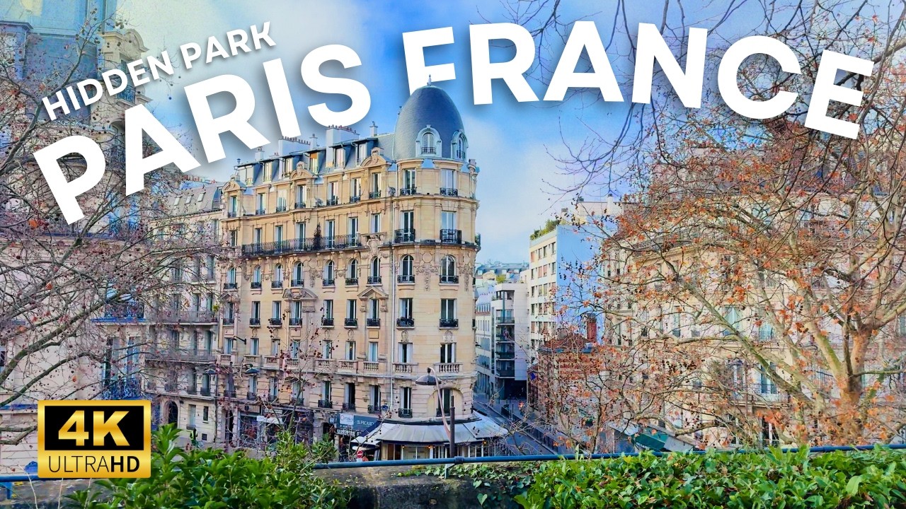 Paris, France 🇫🇷 // The Hidden 'High Line' of Paris (4K, No Commentary Walking Tour)