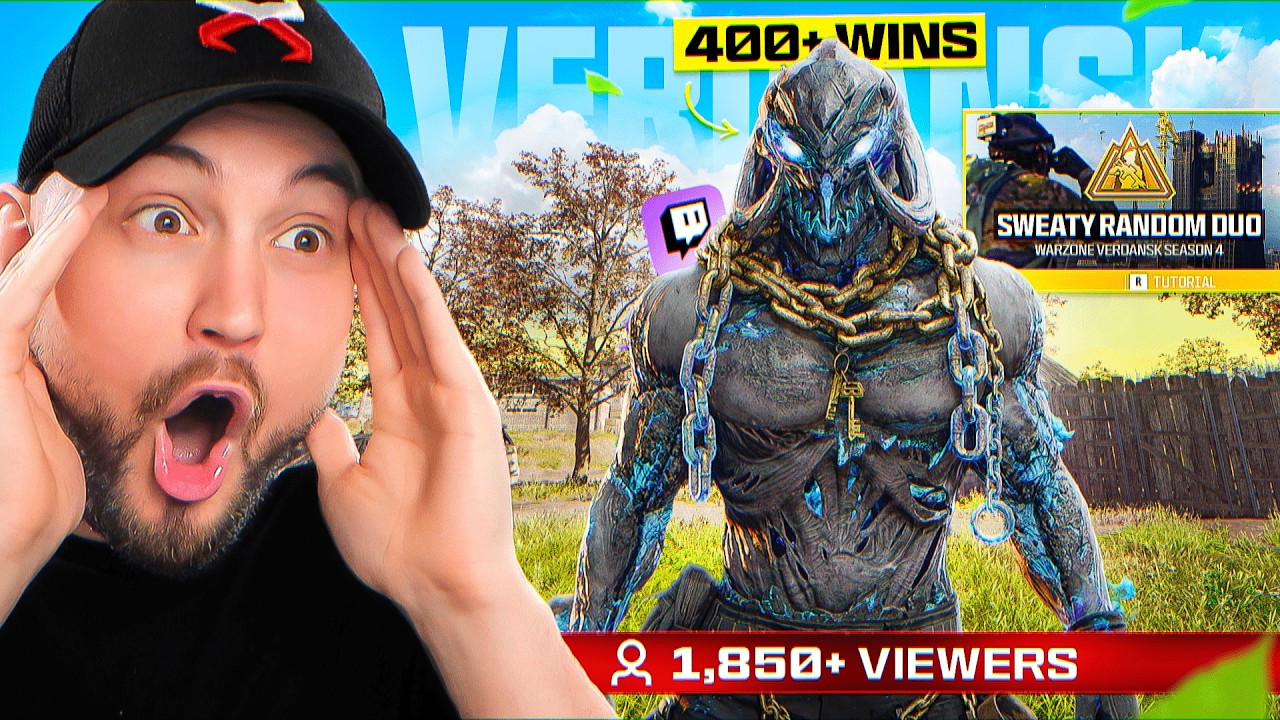 I Met a TOP 0.2% WARZONE PLAYER in Random Duos! (Season 4)