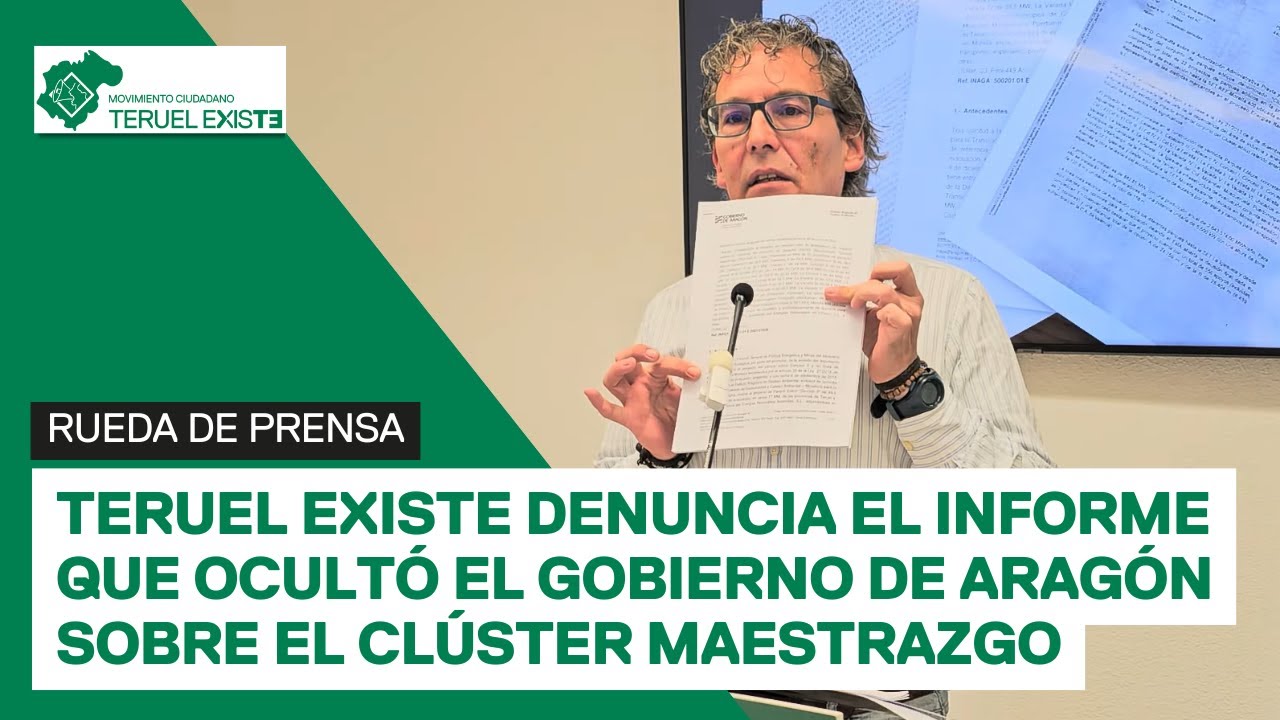 Teruel Existe pide que la UCO investigue el informe cr&iacute;tico que ocult&oacute; Arag&oacute;n sobre el Maestrazgo