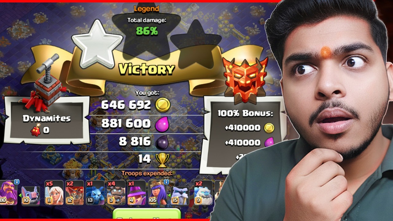 Why Is Every Attack 1 Star in Legend League?! 😕 | Clash of Clans