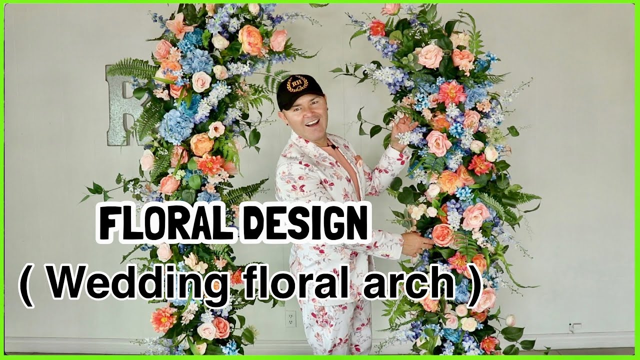 Floral Design DIY / How To Make Your Own Wedding GARDEN STYLE FLORAL ARCH / Ramon At Home