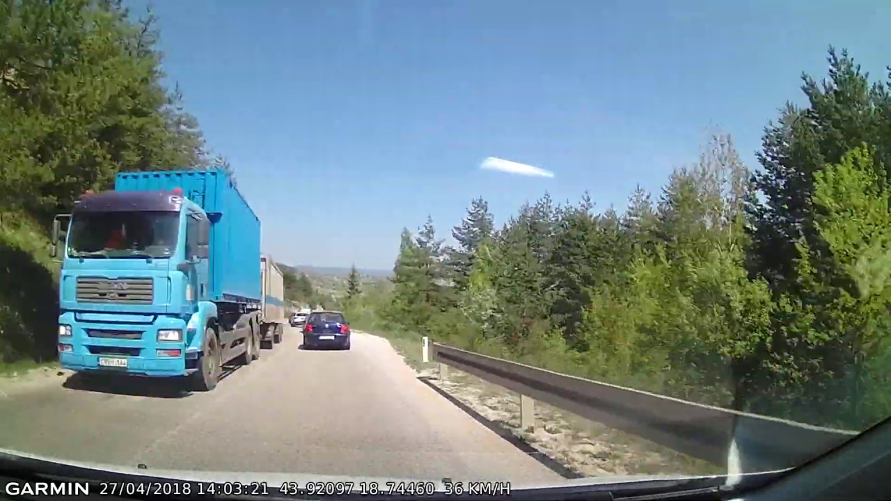 DRIVE #132: Sarajevo-Višegrad-Vardište (Bosnia and Herzegovina) (timelapse 4x) *Read Description*