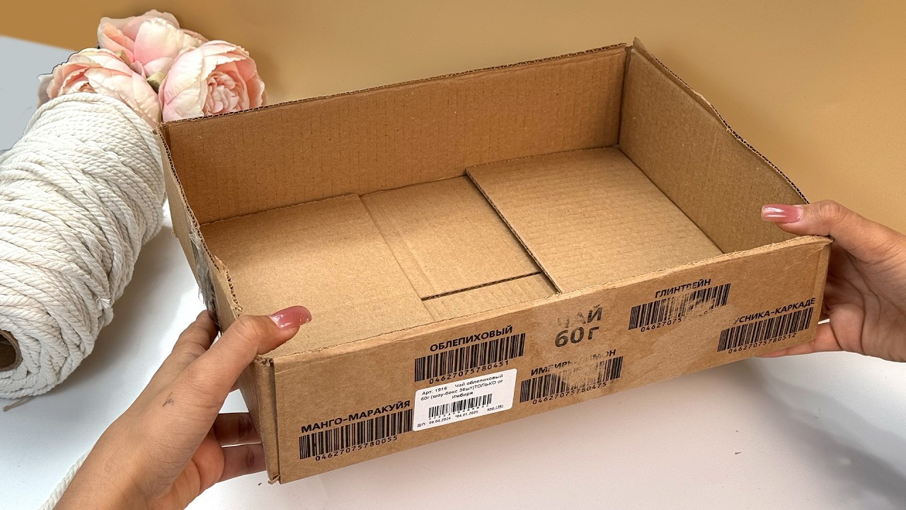 Incredible IDEA from a Shoe Box! 😍 Way Better than the Store! DIY