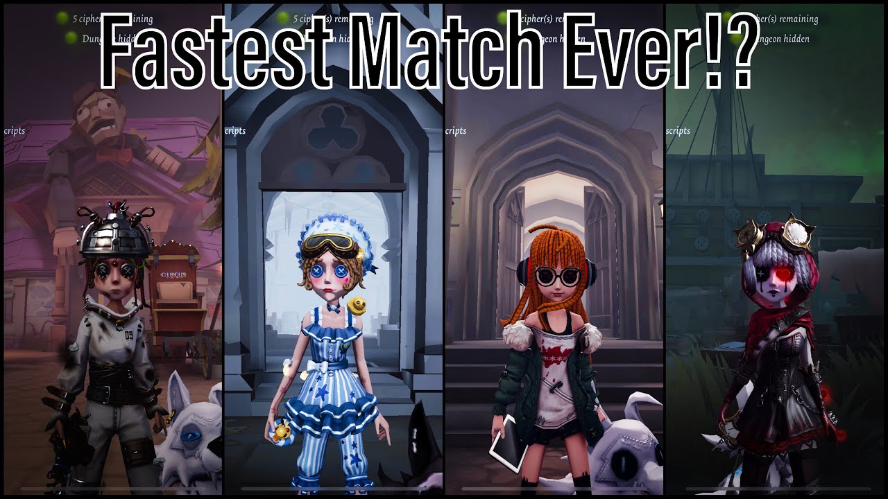 Playing 4 Mechanic in Rank is Too Broken... Cipher Rush! (Identity V)