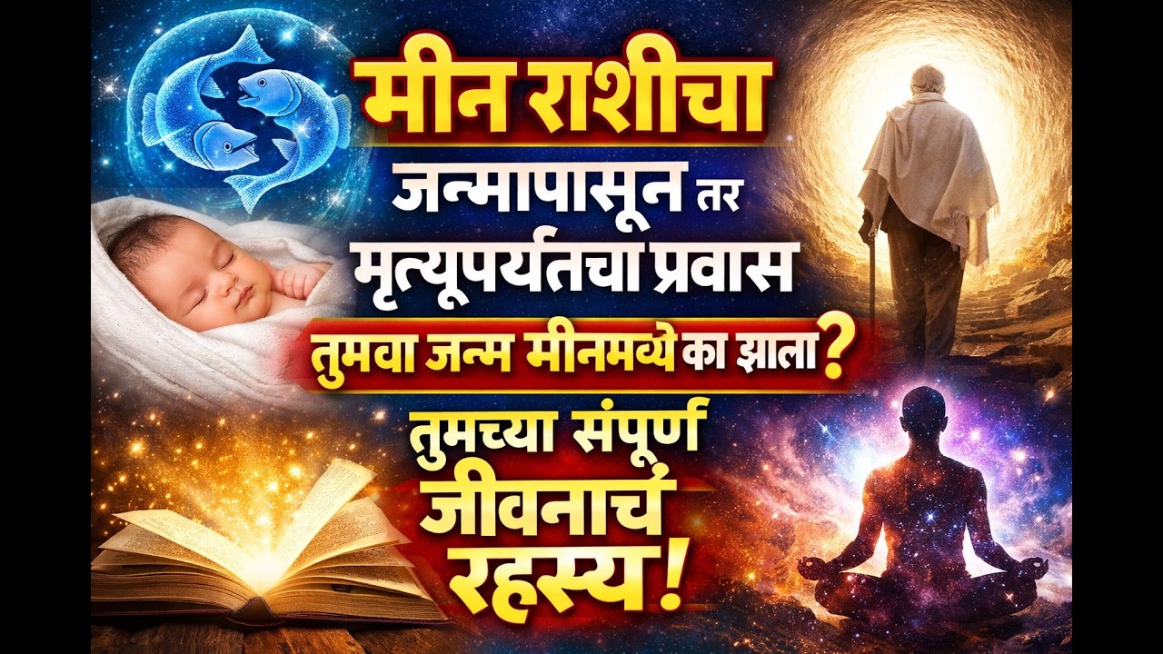 🌹मीन राशीचा जन्मापासून मृत्यूपर्यंतचा प्रवास | संपूर्ण जीवनाचं रहस्य उघड I #meenrashi #pisces