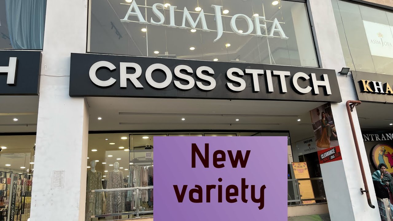 Cross stitch pay sale lagy  || ajain dekhte hain kis pay sale ha winter pay ya summer pay🤔😉